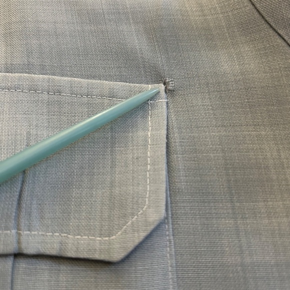 Vintage The Citadel Dress Short Sleeve Button Down Shirt Size L - Picture 5 of 8